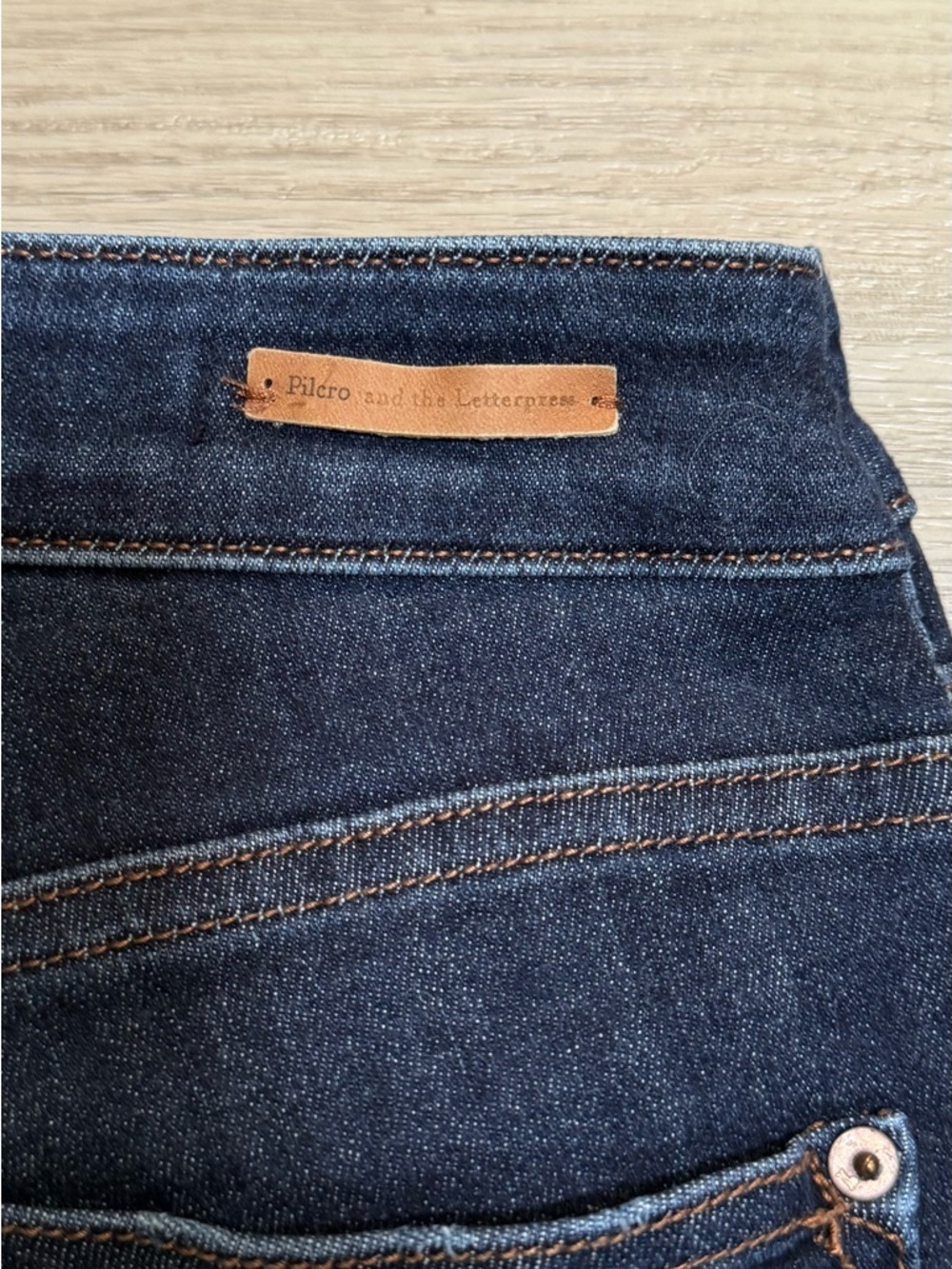 Anthropologie Dark Indigo Skinny Jeans - Picture 5 of 8